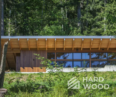 Большая беседка с окнами для глэмпинга №34 - фото 1563