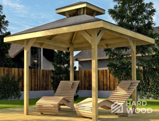 Мини беседка для дачи №83 - фото 1867