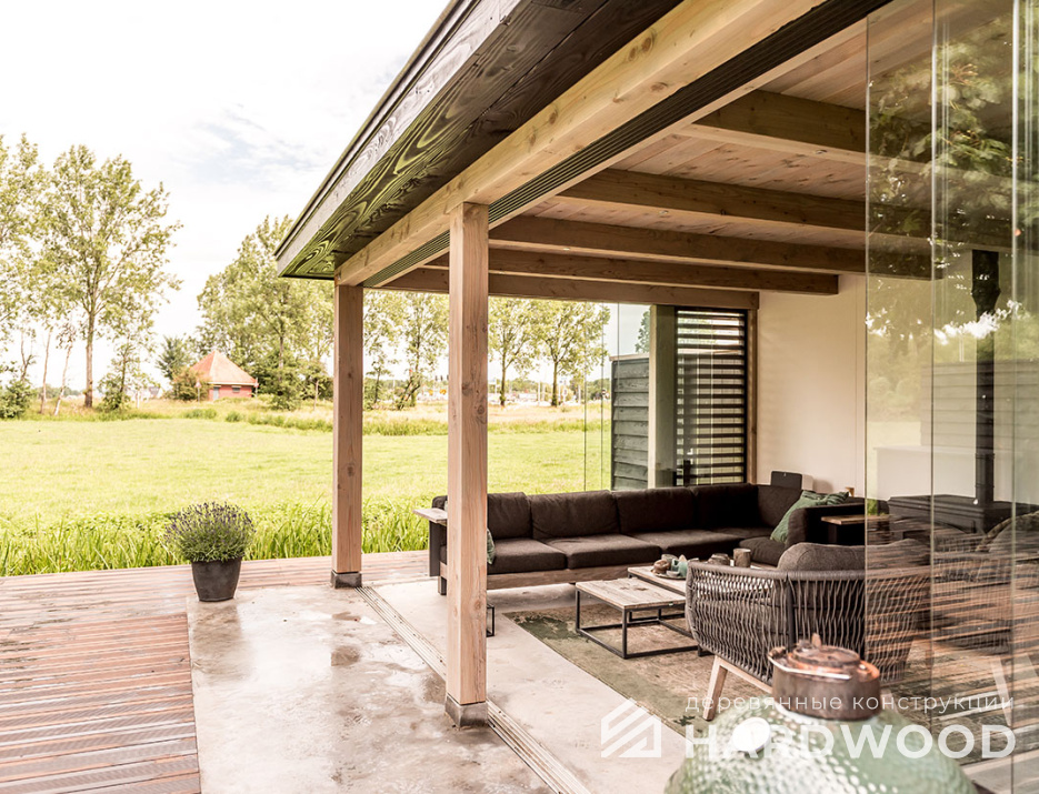 Беседка барбекю для дачи №20 - фото 1432