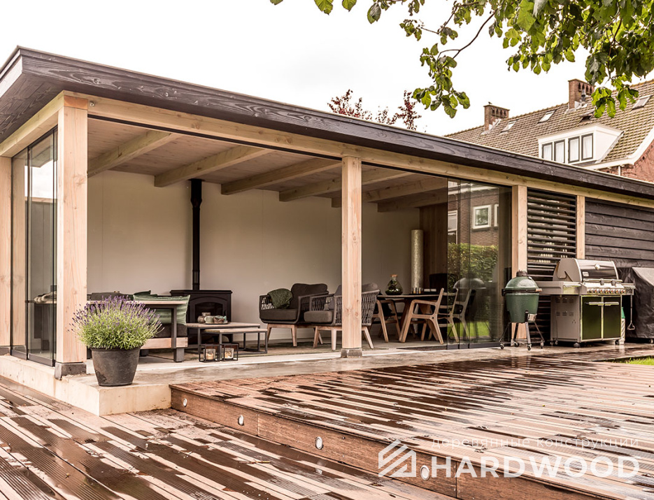 Беседка барбекю для дачи №20 - фото 1430