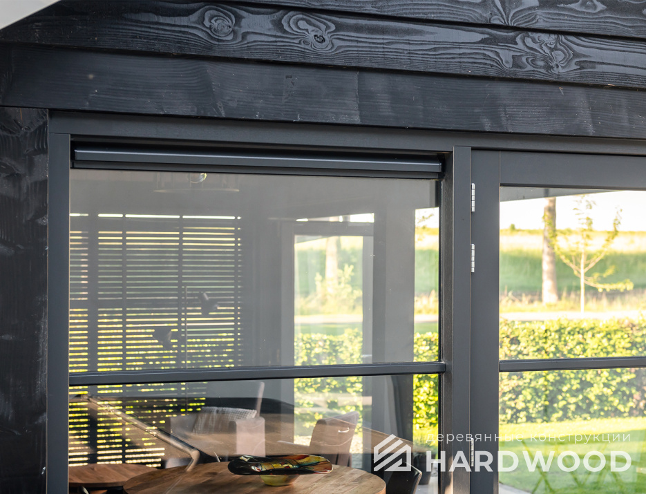 Гриль беседка с двускатной крышей №38 - фото 1600