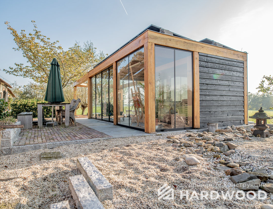 Стеклянная беседка для дачи №28 - фото 1498