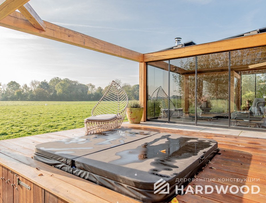 Стеклянная беседка для дачи №28 - фото 1504