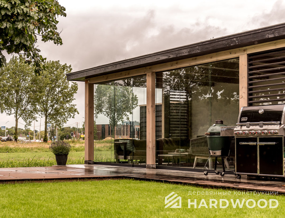 Беседка барбекю для дачи №20 - фото 1431